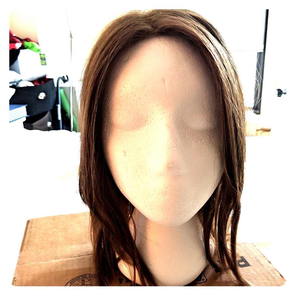 Jon Renau easiPart HD XL light brown hair topper